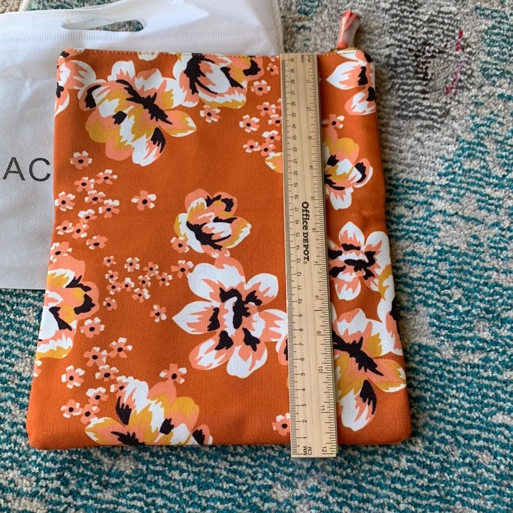 Gorgeous Mustard and Floral Clutch